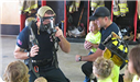 Fire department school visit