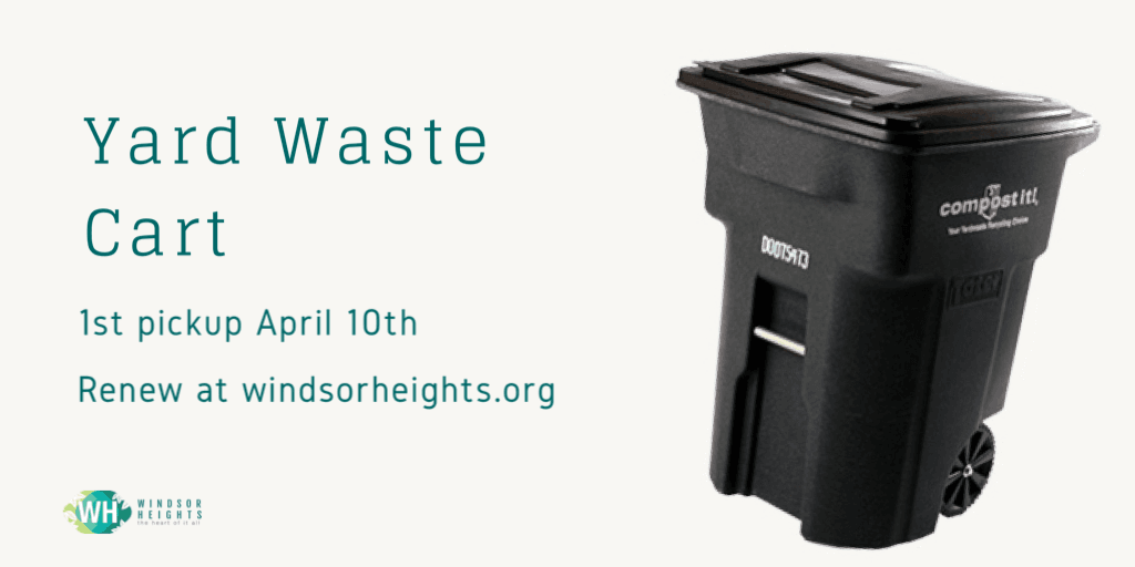 Yard waste cart pickup
